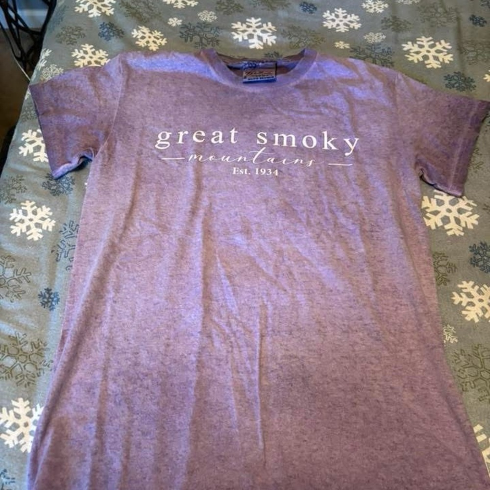 Purple Great Smoky Mountains T-Shirt